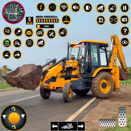 Construction Simulator Backhoe