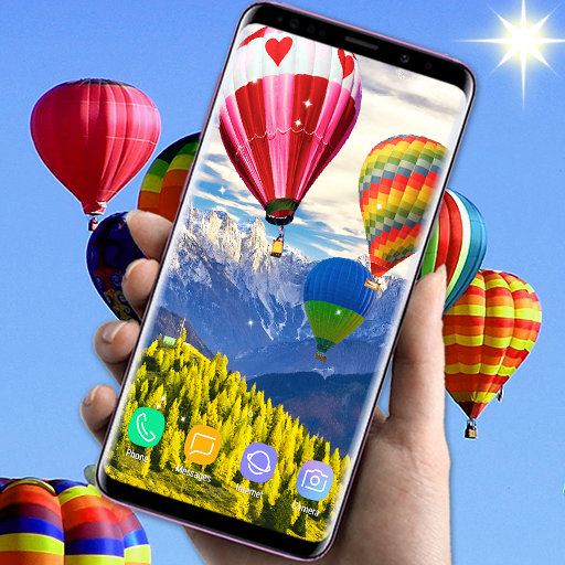 Air Balloon Live Wallpaper