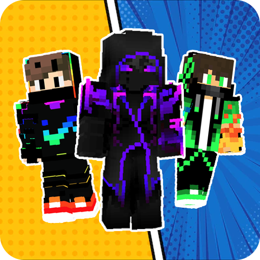 Skin Esquadrão Neon Minecraft