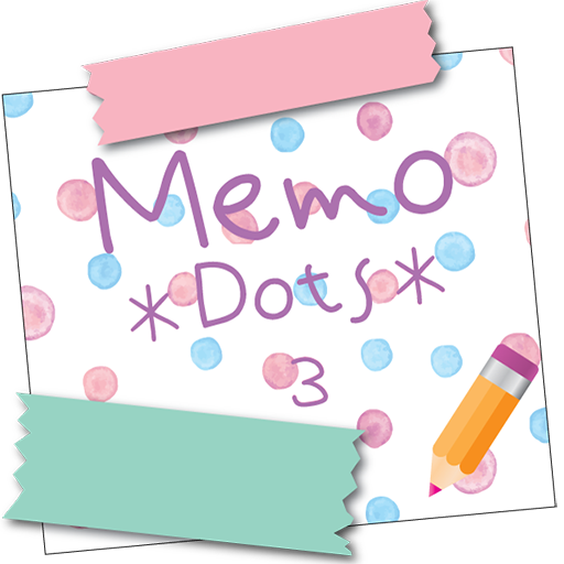 Sticky Memo Notepad *Dots* 3