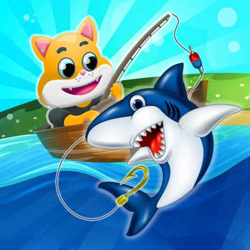 Jogo de pesca para crianças