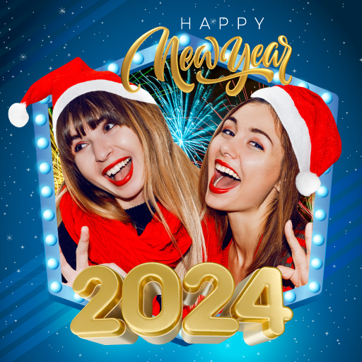 New Year Photo Frame 2024