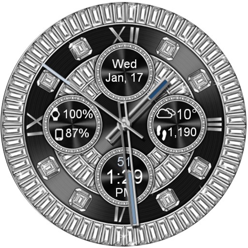 Diamond Glitz HD Watch Face