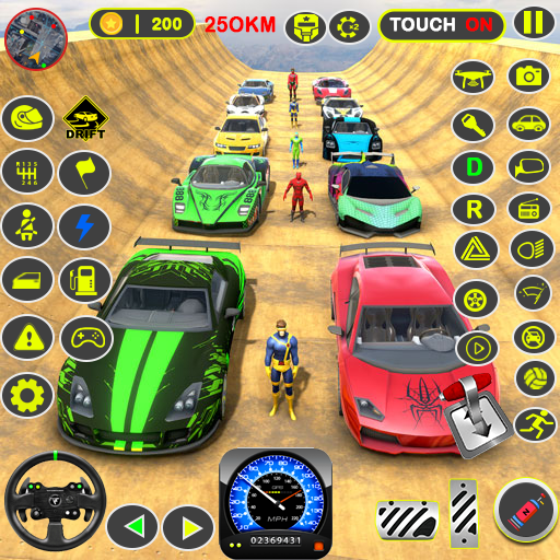 GT Car Stunt - Ramp-Car-Spiel