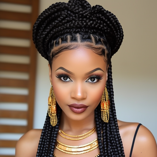 African Braids Hairstyle