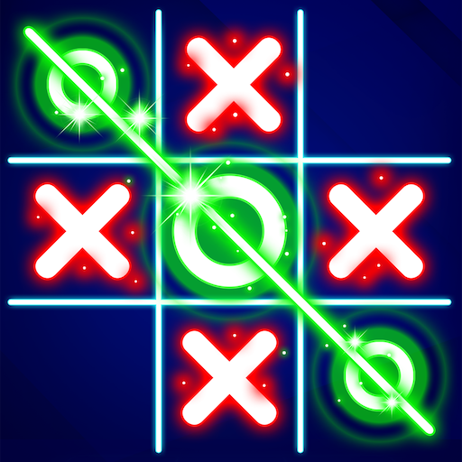 Tic Tac Toe Glow Xs dan Os