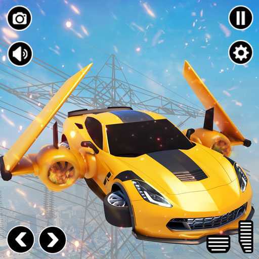 Flying Car Shooting - เกมรถ