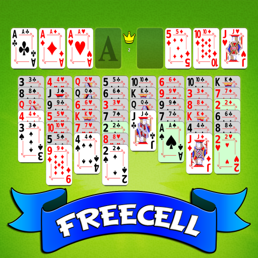 FreeCell Solitaire Kartenspiel