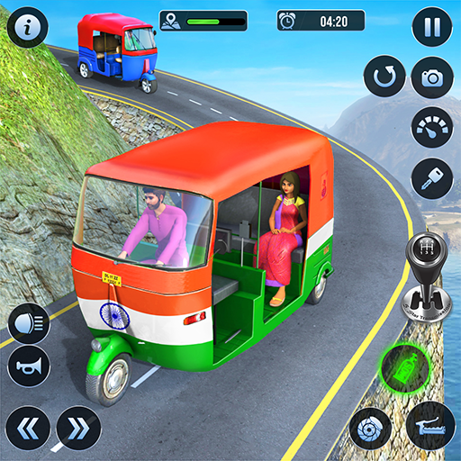 Indian Tuk Tuk Auto Driving 3D