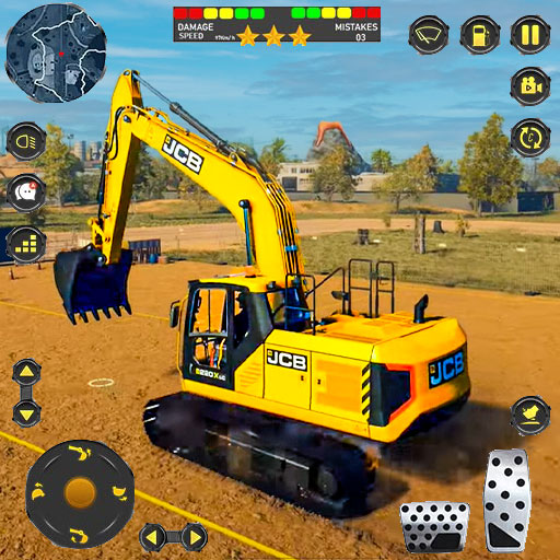 Snow Excavator : Real JCB Game