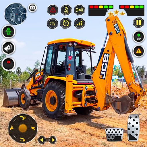 jcb 挖掘机- 3d 卡车 游戏