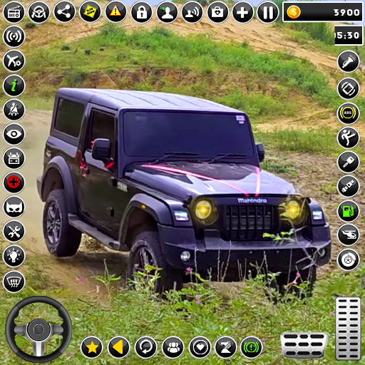 las jeep napędowy jeep gra 3D