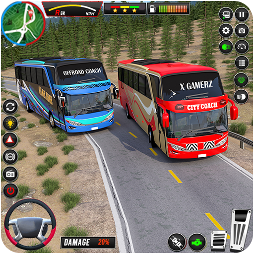 hors route entraîneur bus Jeux