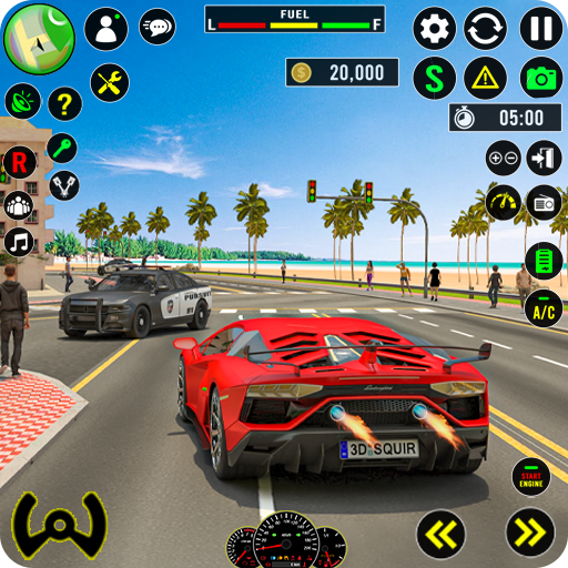 Fury Car Driving Car Games 3D