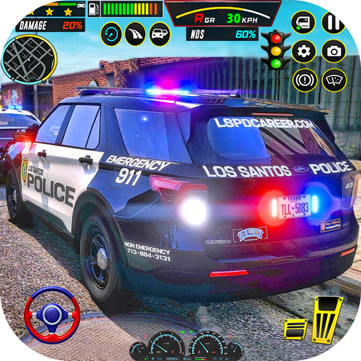 Police Car Games Driving 2024