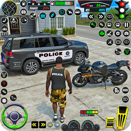 Police Chase Thief Car Gra 3d