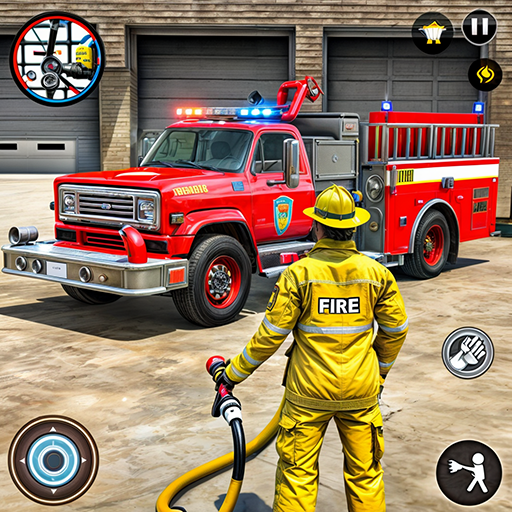 Fire Truck Rescue Sim Games 3d