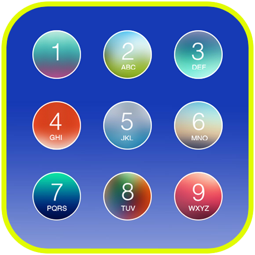 Colorful Keypad Lock Screen